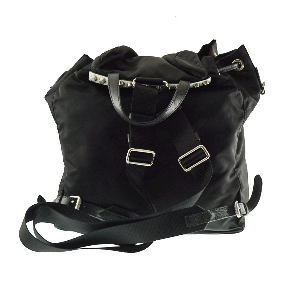 PRADA Backpack Rucksack Daypack Black Rucksack - Picture 2 of 8